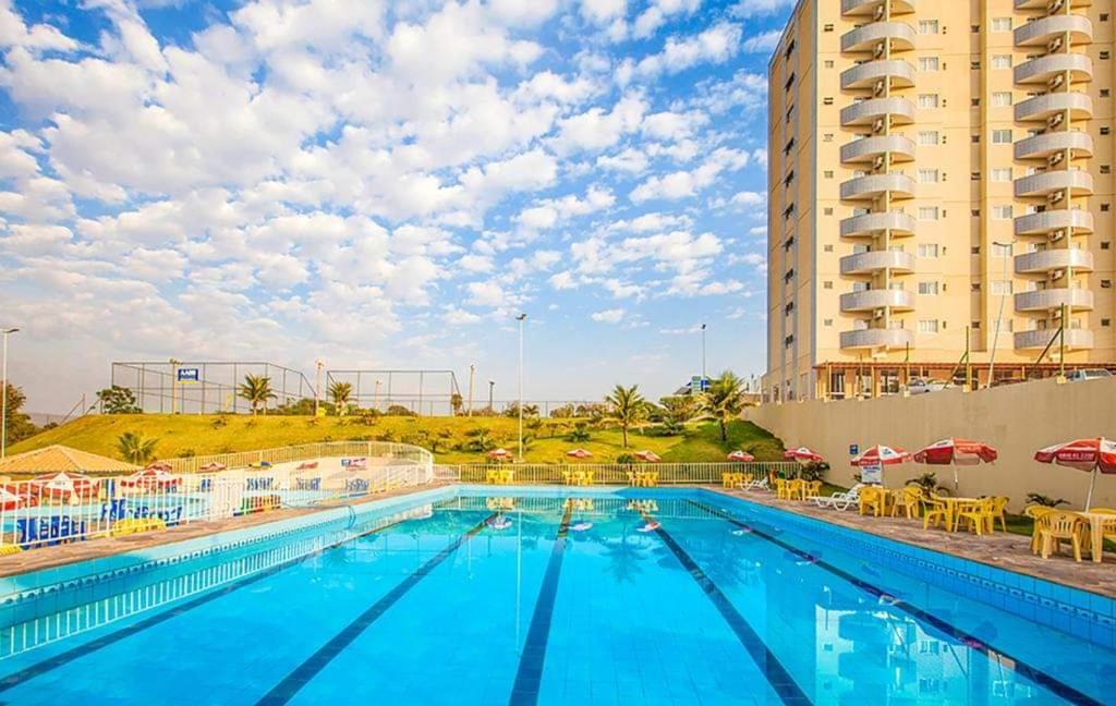 Hotel Golden Dolphin Resort - Flat No Decimo Andar Quarto Com Varanda Caldas Novas Exterior photo